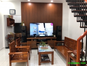HOÀN THIỆN THI CÔNG TẤM ỐP VÀ THANH LAM TRANG TRÍ CHO CHỊ TÁM LINH CHIỂU - THỦ ĐỨC